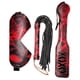thumbnail image 1 of 3pcs Set Erotic Supplies Leather Adult Erotic Supplies Eye Mask Whip Spanking Paddle Bondage BDSM Set, 1 of 3