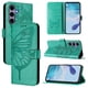 thumbnail image 5 of Funda cartera mariposa para Samsung Galaxy S25 con soporte y ranuras para tarjetas Verde, 5 of 5