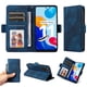 thumbnail image 1 of Carcasa FOXDOCK Xiaomi Redmi Note 11 4G de cuero PU, diseño acolchado clásico, protección contra caídas y rayones, 1 of 5