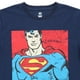 thumbnail image 2 of Polera Niño Superman Cuadro Azul Dc Comics, 2 of 3