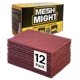 thumbnail image 1 of Almohadillas MeshMight Maroon P320 de óxido de aluminio, paquete de 12 unidades, 15 x 15 cm, 1 of 6