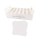thumbnail image 1 of Conos de confeti y caja de soporte, bandeja decorativa, pétalos de flores secas, conos de confeti, caja de conos de papel para el Día de San Valentín 30 hoyos blanco, 1 of 5