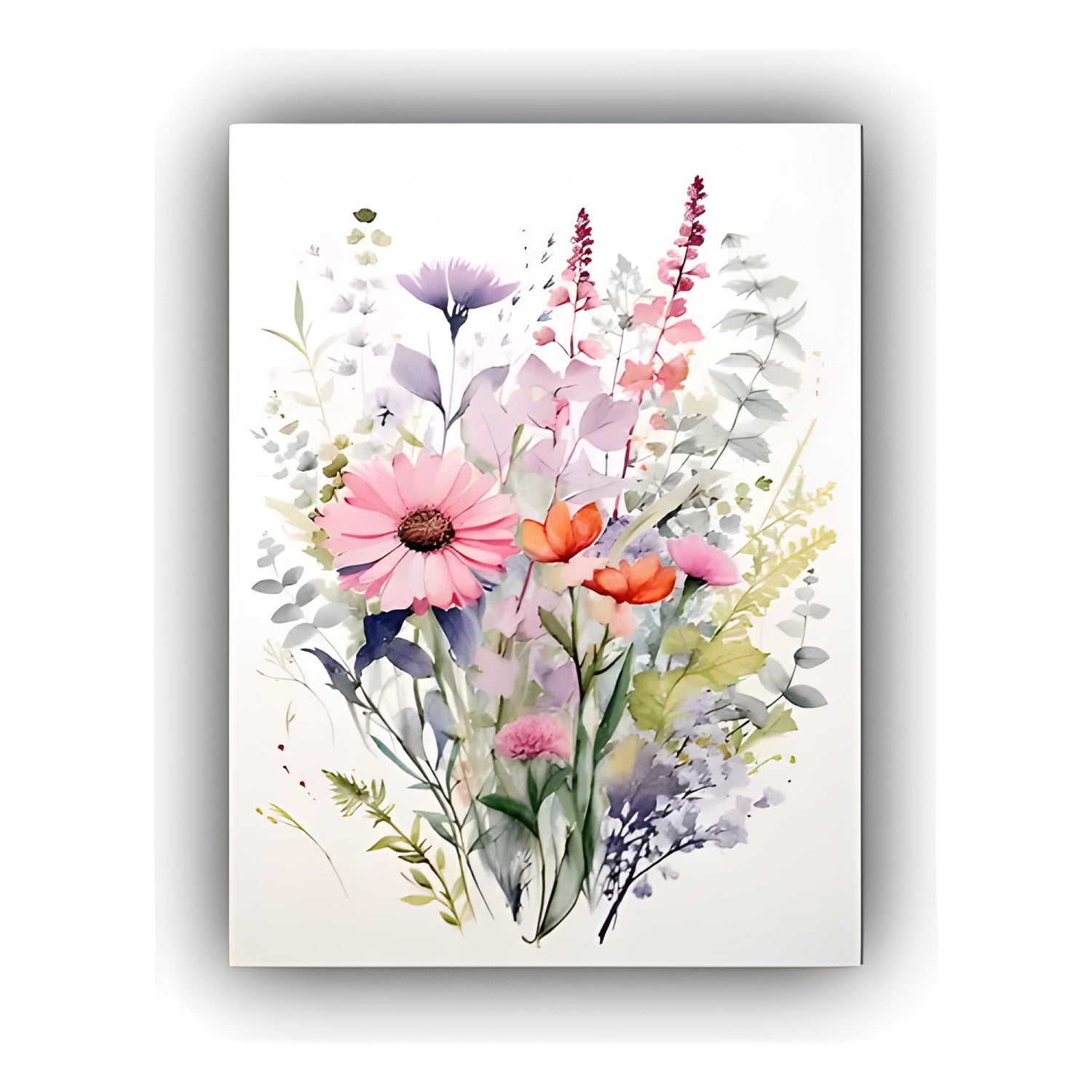 Genérico - Cuadro Botánico Acuarela 50x75 Cm