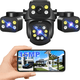 thumbnail image 1 of 2nlf® Cámaras de Seguridad Wifi Exterior Ip 360° Tres Lentes, 1 of 3