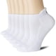 thumbnail image 1 of Calcetines para correr CS CELERSPORT de algodón de corte bajo, 6 pares, blancos, 1 of 7