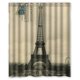 thumbnail image 1 of Cortina de ducha con diseño de la Torre Eiffel de París, ideal para el baño, con ganchos, tamaño 60 x 72 pulgadas., 1 of 3