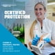 thumbnail image 3 of Guantes de examen de nitrilo London Labs Synsafe de 4 mil, azules, 1000 unidades, 3 of 6