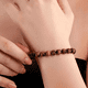 thumbnail image 3 of Pulsera ojo de tigre natural ajustable unisex, 3 of 3