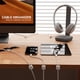 thumbnail image 3 of Organizador de cables Daisyhome, giratorio, con resorte mejorado, 8, blanco, 3 of 7