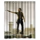 thumbnail image 1 of Cortina de ducha de Shooting Dead con ganchos (167 x 183 cm), 1 of 3