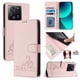 thumbnail image 1 of Funda tipo cartera FOXDOCK para Xiaomi 13T/13T PRO con soporte, ranuras, RFID, diseño de gato, 1 of 5