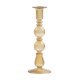 thumbnail image 5 of Candelabro De Cristal Soporte Candelabro Decoración Comedor Navidad 8.5x25cm Marrón, 5 of 5
