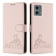 thumbnail image 5 of Funda tipo cartera FOXDOCK para Motorola MOTO G 5G 2023 con soporte, ranuras, RFID, diseño de gato, 5 of 5