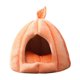 thumbnail image 2 of Cueva Cama Para Mascotas Tienda Para Perros Antideslizante Gatos Casa Cálida Para Cachorros Pequeños Y Medianos Naranja 35x35x35cm, 2 of 5