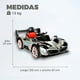 thumbnail image 3 of Auto Eléctrico Niños Deportivo Con Control Luces LED y Sonido Gris, 3 of 6
