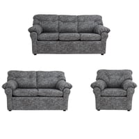 Muebles América - Living América 321 Cuero Auris Gris