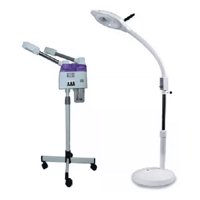 Kimale - Lupa Con Luz Led Lampara Vaporozono Aire Frio Calor