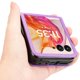 thumbnail image 3 of Funda Billetera para Motorola Moto G67 Power 5G con Ranuras y Soporte Morado, 3 of 5