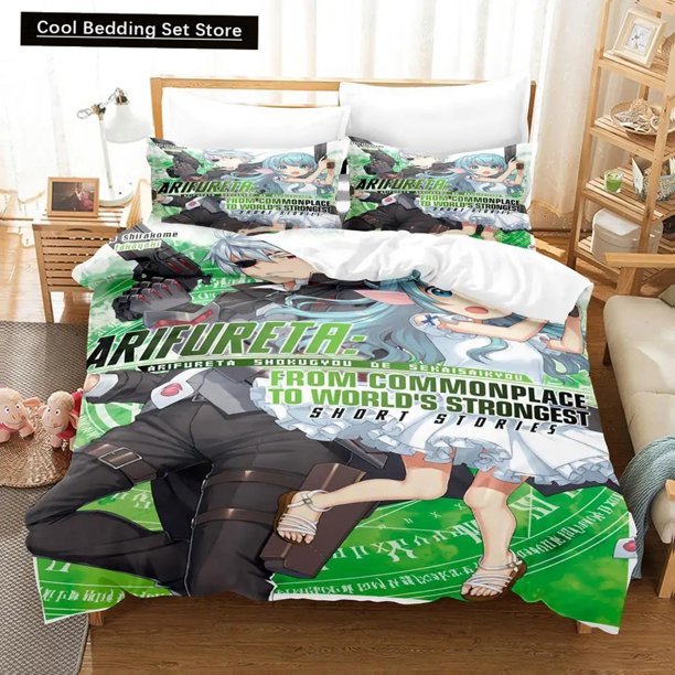 x1996 Bed Sheets Anime Arifureta From Commonplace To World's Strongest Bedding Set Duvetcover Quilt Cover Pillowcase Comforter Size 3-Piece Bedding Set (1 Duvet Cover + 2 Pillow Shams) nj1996