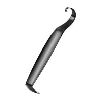 Magideal - Herramienta Para Recortar Cerámica De Doble Punta, Resistente, Práctica Y Fácil De Usar, Para Tallar Cerámica, De Acero Inoxidable Negro, Para Princip