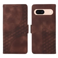 Carcasa Foxdock Google Pixel 8A De Cuero Pu, Diseño Acolchado Clásico, Protección Contra Caídas Y Rayones