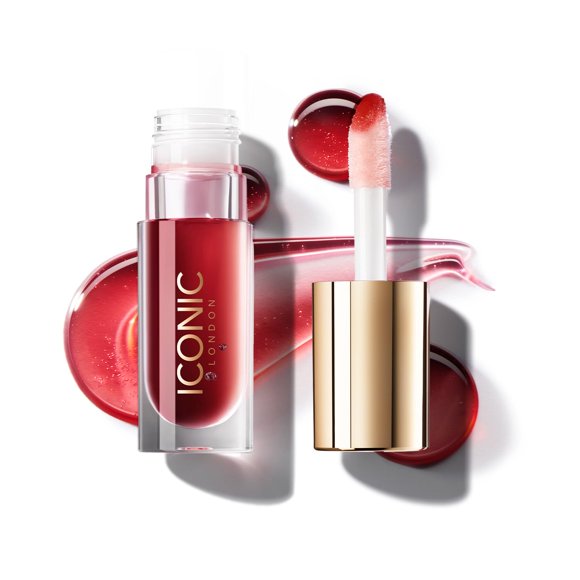 Aceite labial ICONIC LONDON Lustre, hidratante, no pegajoso, 6 ml