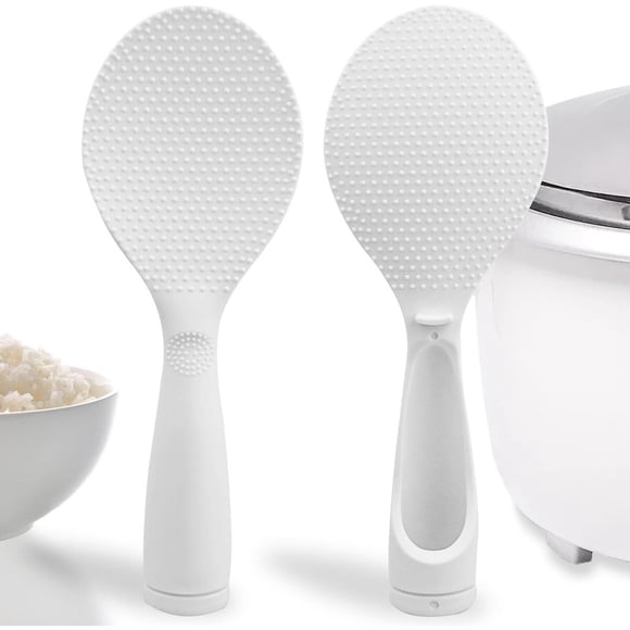 2 cucharas para servir arroz antiadherentes con base