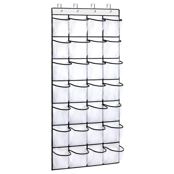 Organizador de zapatos REGELOGO 28 bolsillos grandes sobre la puerta