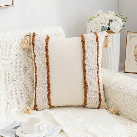 Genérico - Set 4 Funda Para Cojin Modelo Boho 45X45 B2