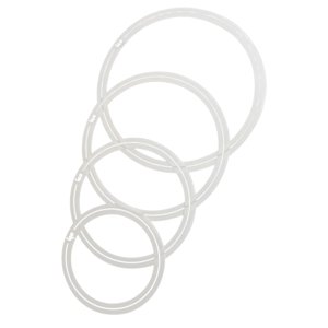 Bothyi - 4 Anillos Amortiguadores Para Tambor, Accesorios Para Instrumentos, Prácticos Anillos De Tambor, Estilo B