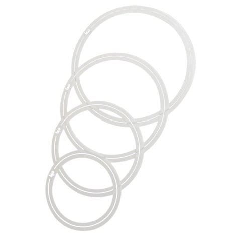 Bothyi - 4 Anillos Amortiguadores Para Tambor, Accesorios Para Instrumentos, Prácticos Anillos De Tambor, Estilo B