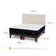 thumbnail image 3 of Cama Europea Super Premium 2 Plaza Base Dividida, 3 of 12