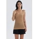 thumbnail image 1 of Polera Mujer Pabilo Con Nudo Camel, 1 of 4
