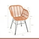 thumbnail image 4 of Pack de 4 Butacas con Apoyabrazos de Terraza Rattan Grecia Color Madera, 4 of 4
