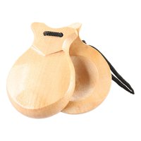 Bothyi - Claqueta Española De Madera Maciza Para Niños Y Niñas, Instrumento Musical, 2 Uds.