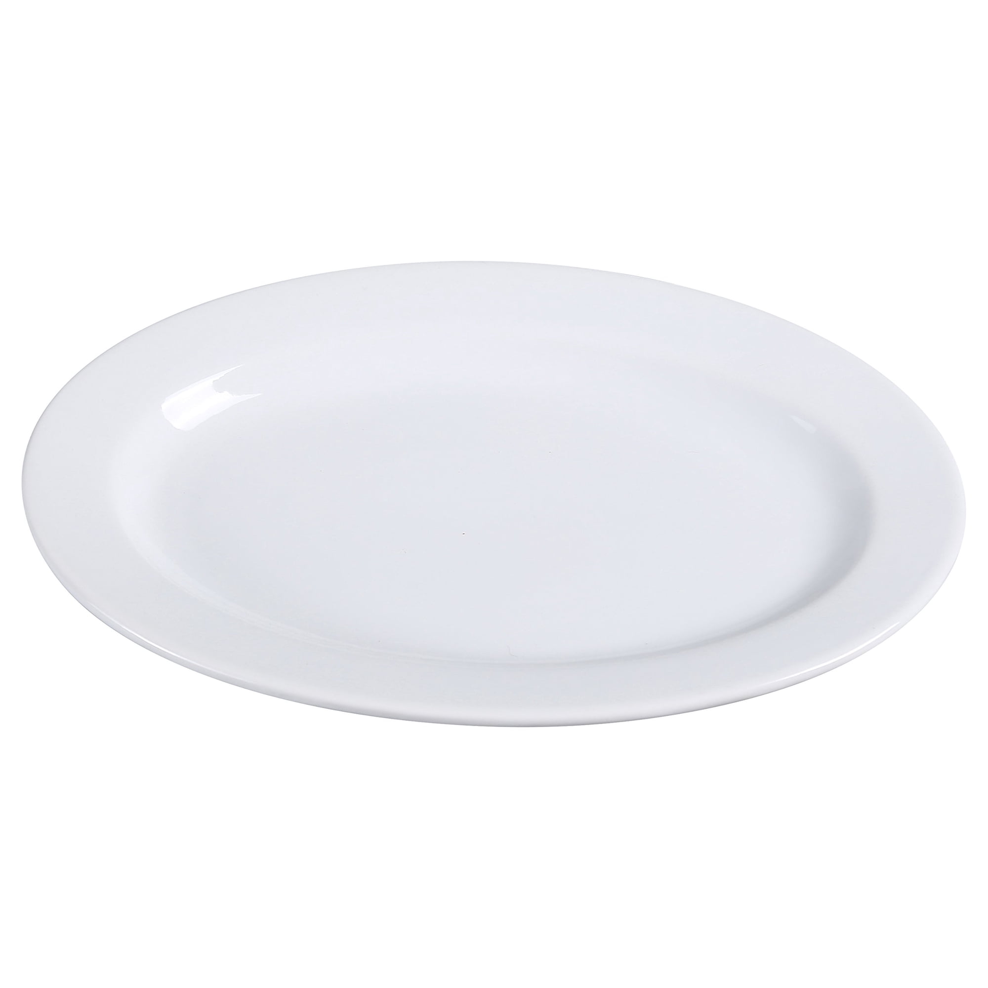 Plato Ovalado Yanco Ac-12 Abco-1 De Porcelana Superblanca, 27 Cm