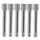 thumbnail image 3 of 6pcs latón guitarra eléctrica trémolo puente sillín abrazadera cadena tornillos plata, 3 of 3