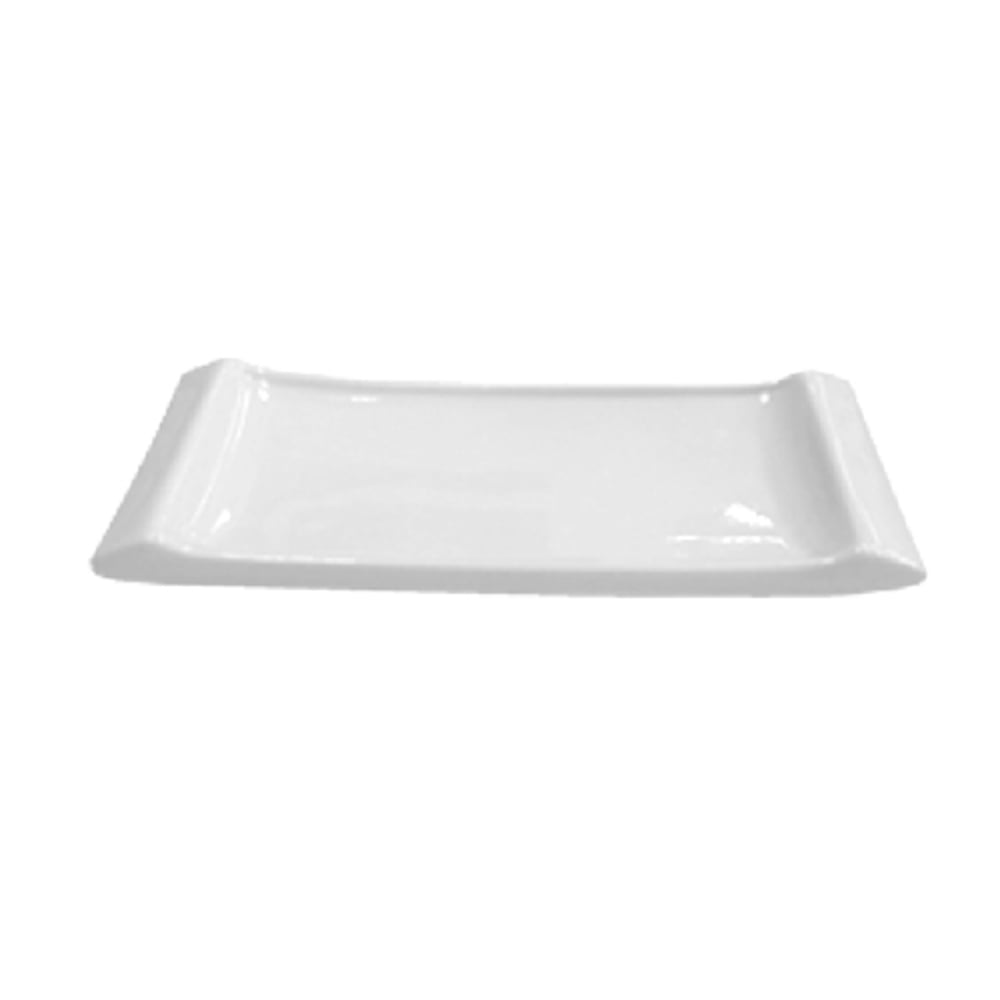 Star Fine Porcelain - Plato Bandeja Sushi Porcelana Blanco 20 Cm Star