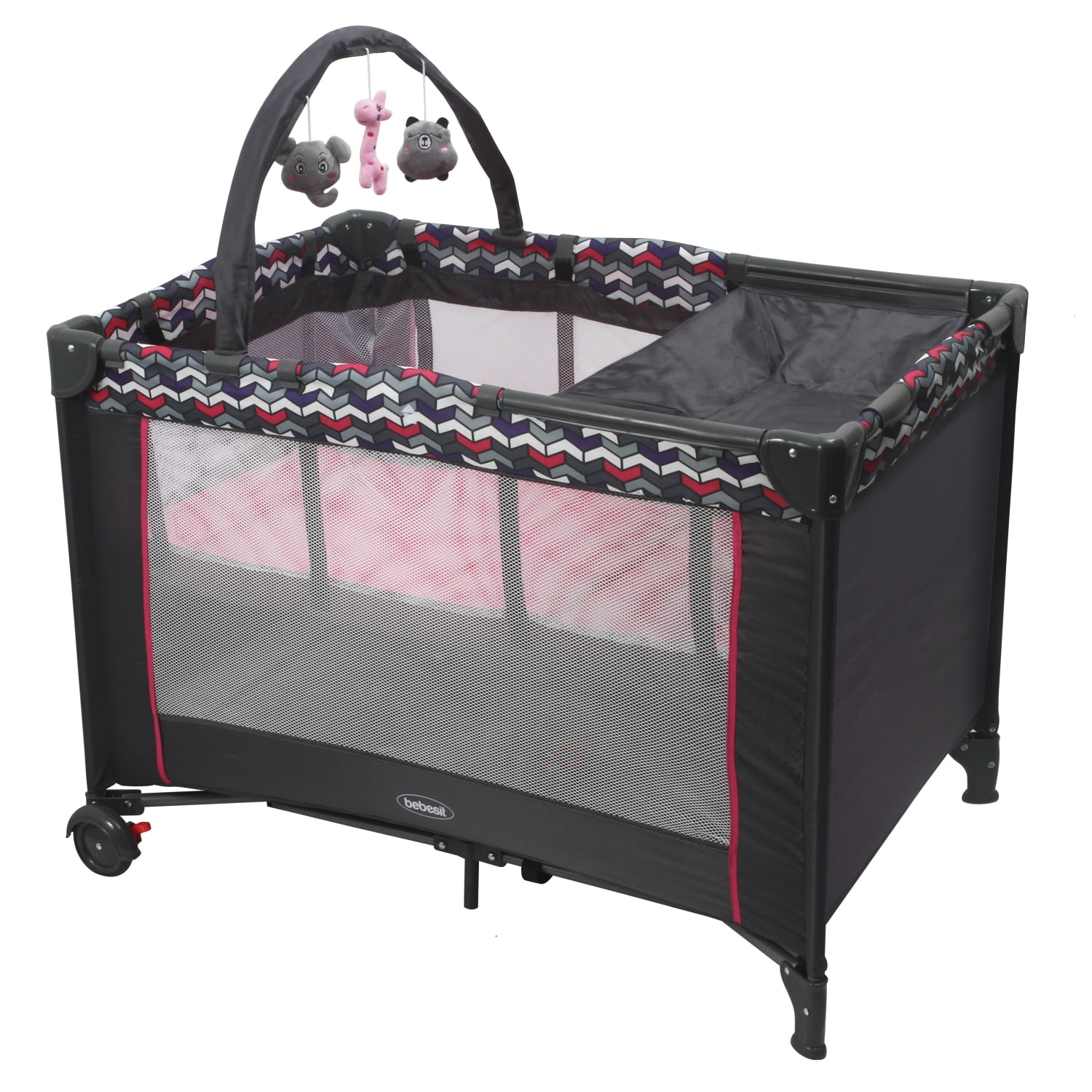 Bebesit - Cuna Pack And Play Sleep Ii Rosa