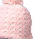 thumbnail image 2 of Gorro Bebé Niña Tejido con Pompones Damasco, 2 of 2