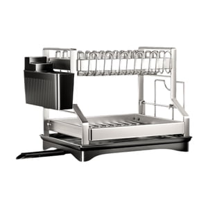 Bothyi - Escurridor De Platos Con Soporte Para Utensilios Escurridor De Platos Estable Para Encimera De Cocina