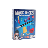 Genérico - Set De Magia, 35 Trucos De Mago Con Varita Multicolor