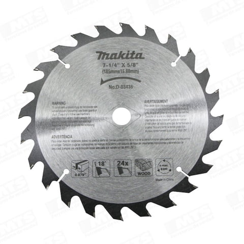 Makita - Disco Sierra 7.1/4 X 24 Dientes Widia