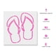 thumbnail image 2 of Plantilla de esténcil Flip Flops de Mylar duradero, 2 of 5