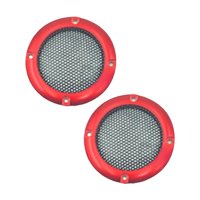 Bothyi - Rejilla De Altavoz Redonda Práctica De 2 Piezas Para Subwoofer De 2 Pulgadas