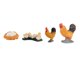 thumbnail image 1 of Pollo De Plástico Ciclo De Vida 4 Etapas De Aprendizaje Educativo Gallo De Juguete, 1 of 5