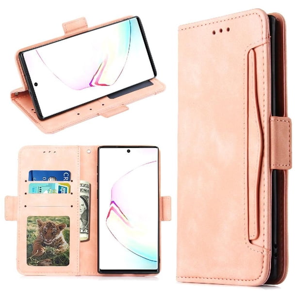 Funda Tipo Billetera FOXDOCK para Samsung Galaxy Note10 5G – Tapa Flip con Tarjetero