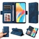 thumbnail image 1 of Carcasa FOXDOCK OPPO A58 4G de cuero PU, diseño acolchado clásico, protección contra caídas y rayones, 1 of 5