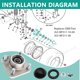 thumbnail image 5 of Buje delantero DRIVE UP para Yamaha G2/G8/G9/G14/G16/G19/G22/G29, 5 of 6
