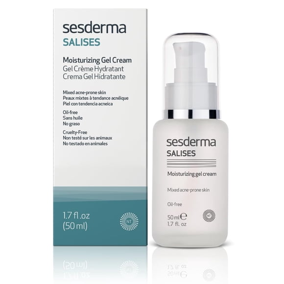 Crema en gel hidratante Sesderma SALISES para tratamiento del acné, 50 ml